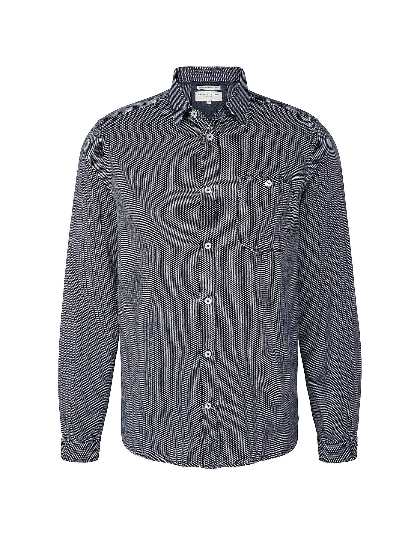 TOM TAILOR | Hemd | dunkelblau