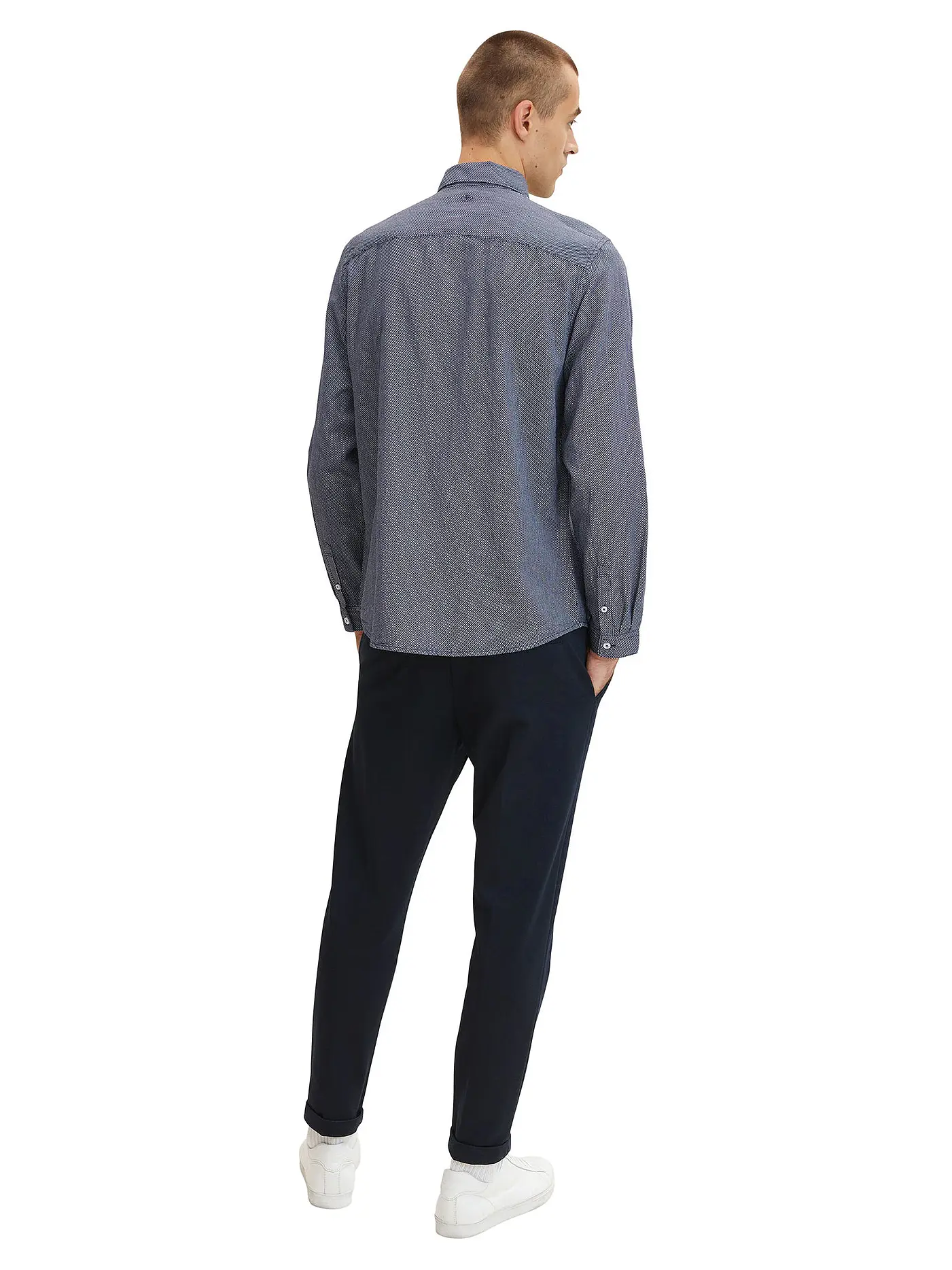 TOM TAILOR | Hemd | dunkelblau