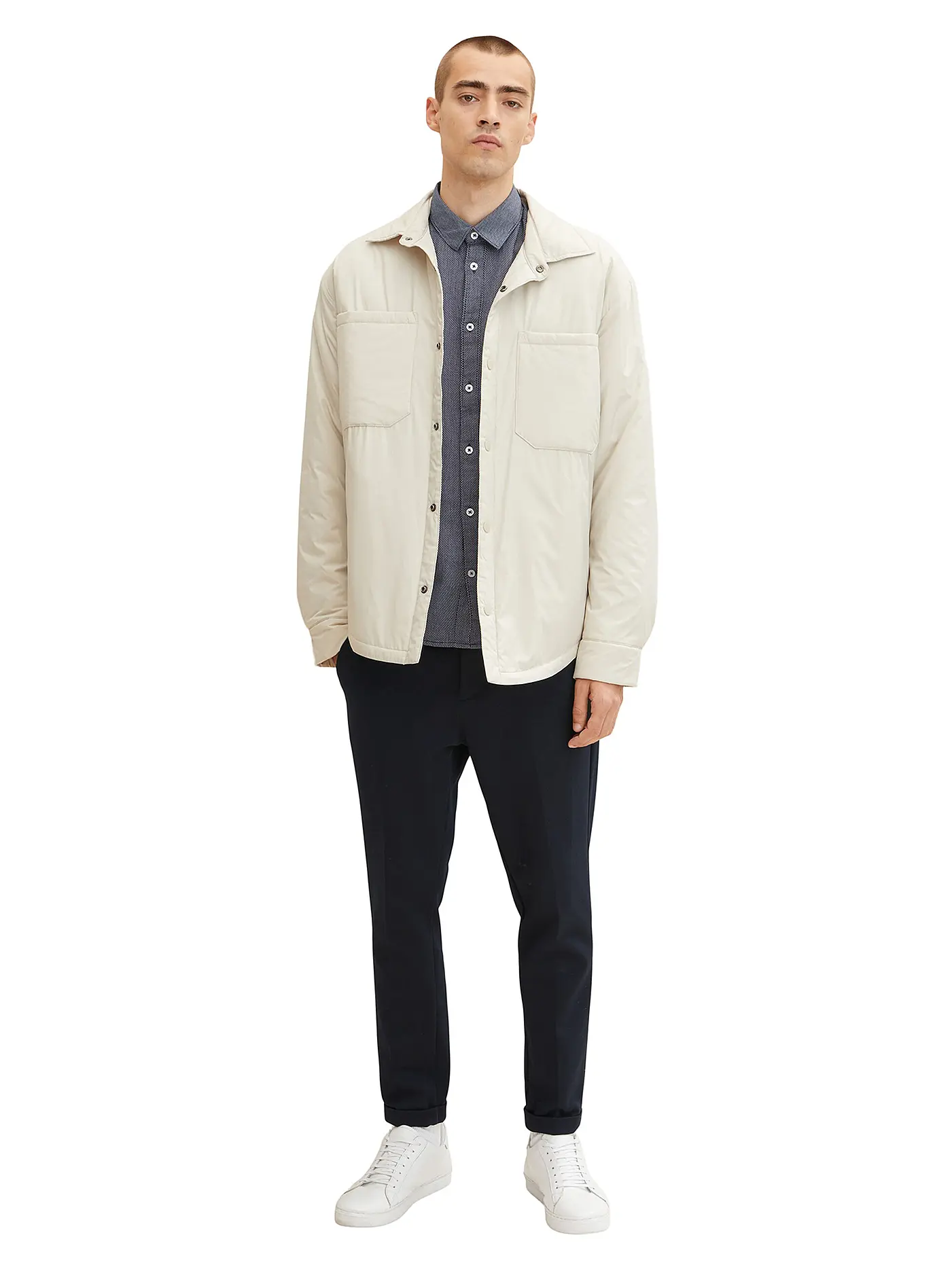 TOM TAILOR | Hemd | dunkelblau