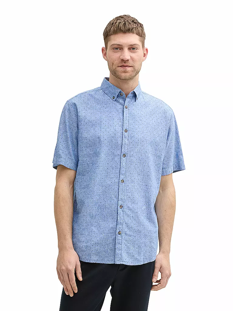 TOM TAILOR | Hemd | dunkelblau