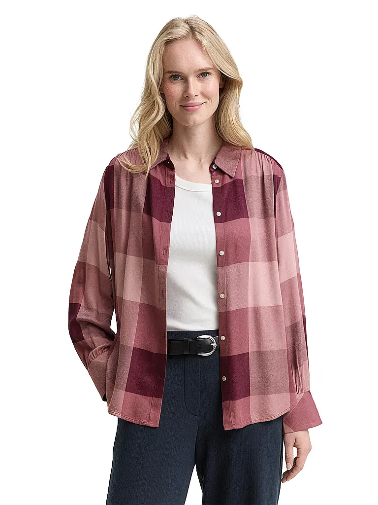 TOM TAILOR | Hemdbluse  | beere