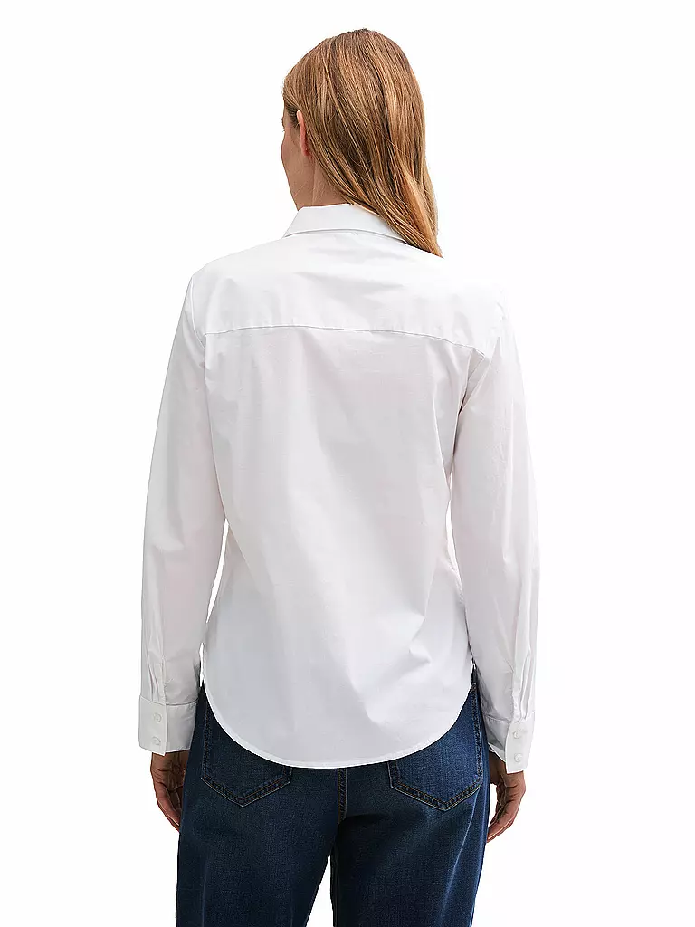 TOM TAILOR | Hemdbluse | weiss