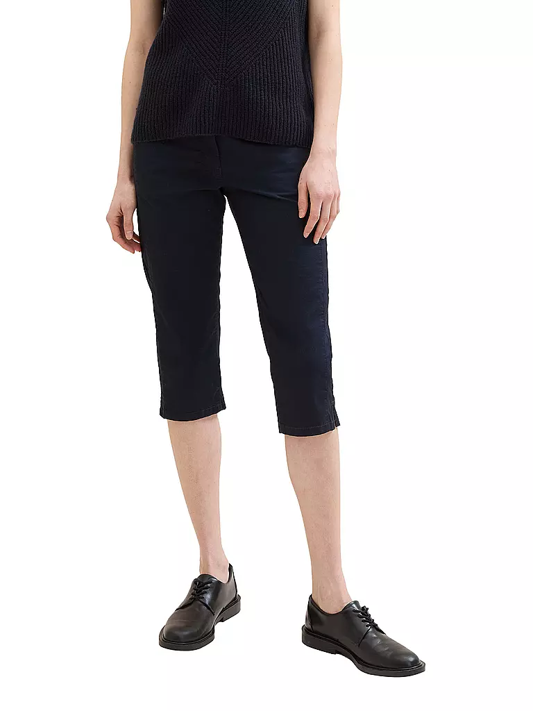 TOM TAILOR | Hose 3/4 | dunkelblau