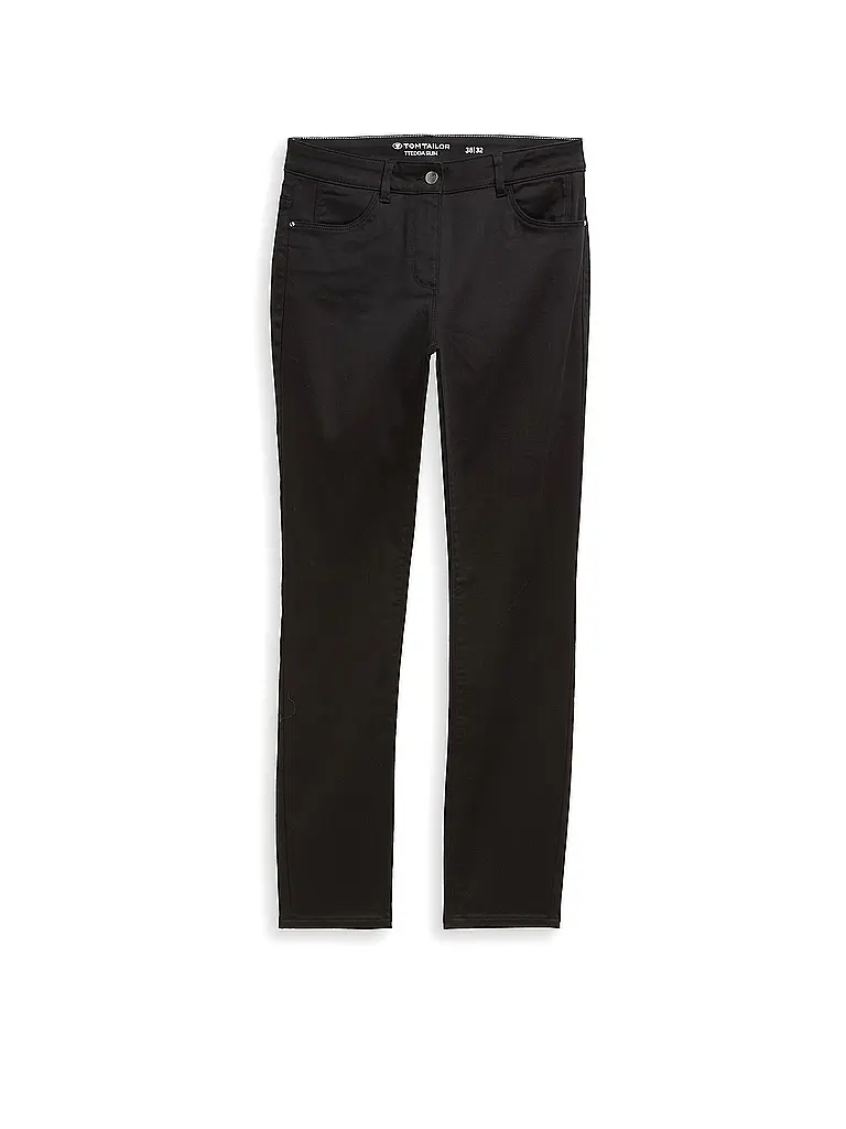 TOM TAILOR | Hose Slim Fit TTEDDA  | Schwarz