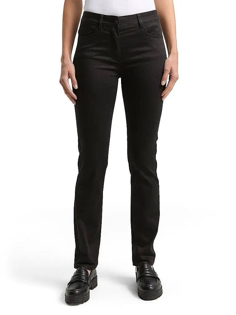 TOM TAILOR | Hose Slim Fit TTEDDA  | Schwarz