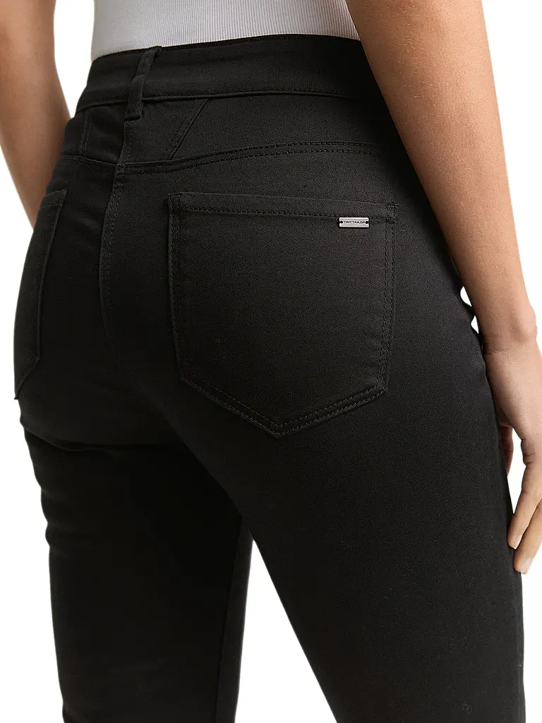TOM TAILOR | Hose Slim Fit TTEDDA  | Schwarz