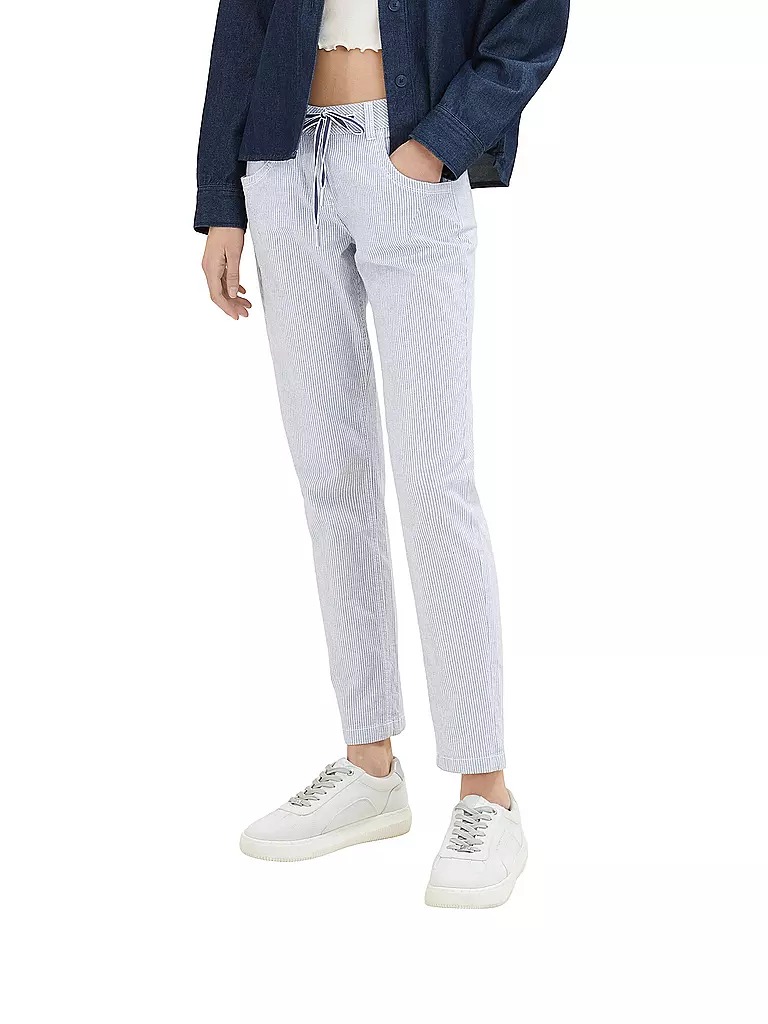 TOM TAILOR | Hose Tapered Relaxed Fit | hellblau
