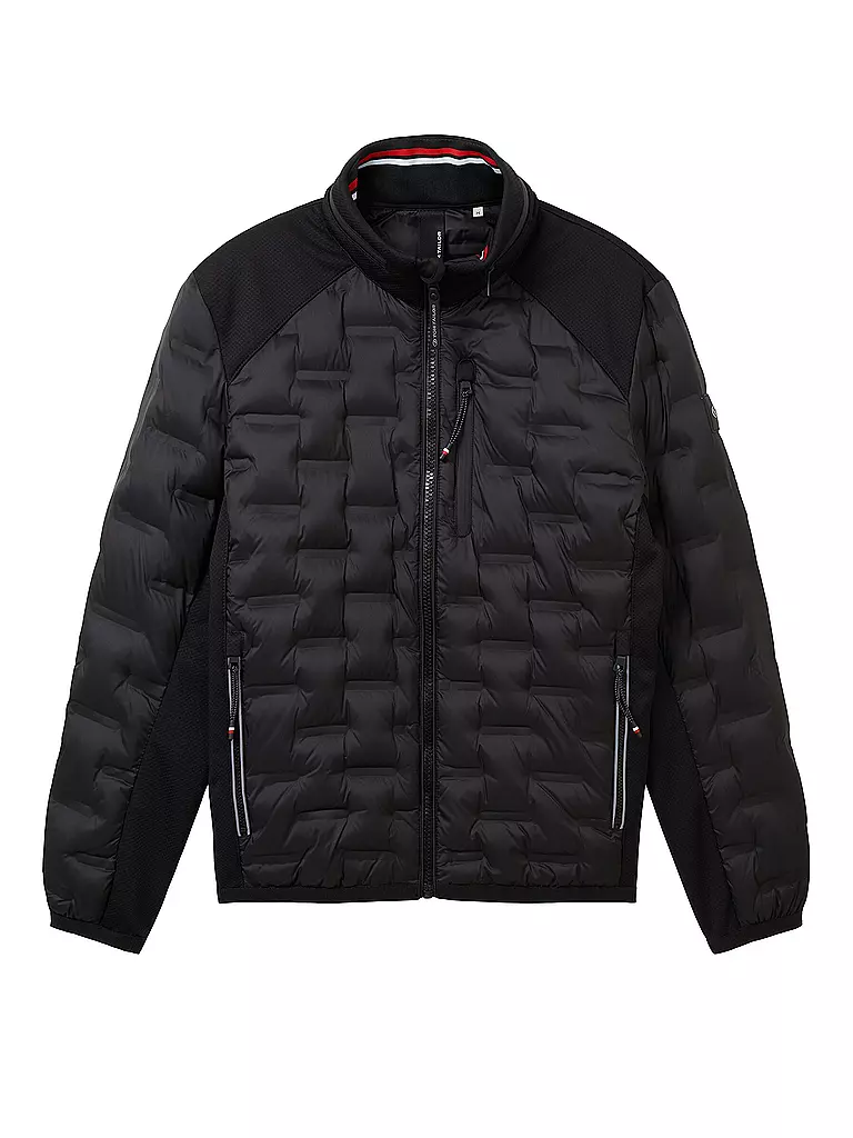 TOM TAILOR | Hybridjacke | schwarz