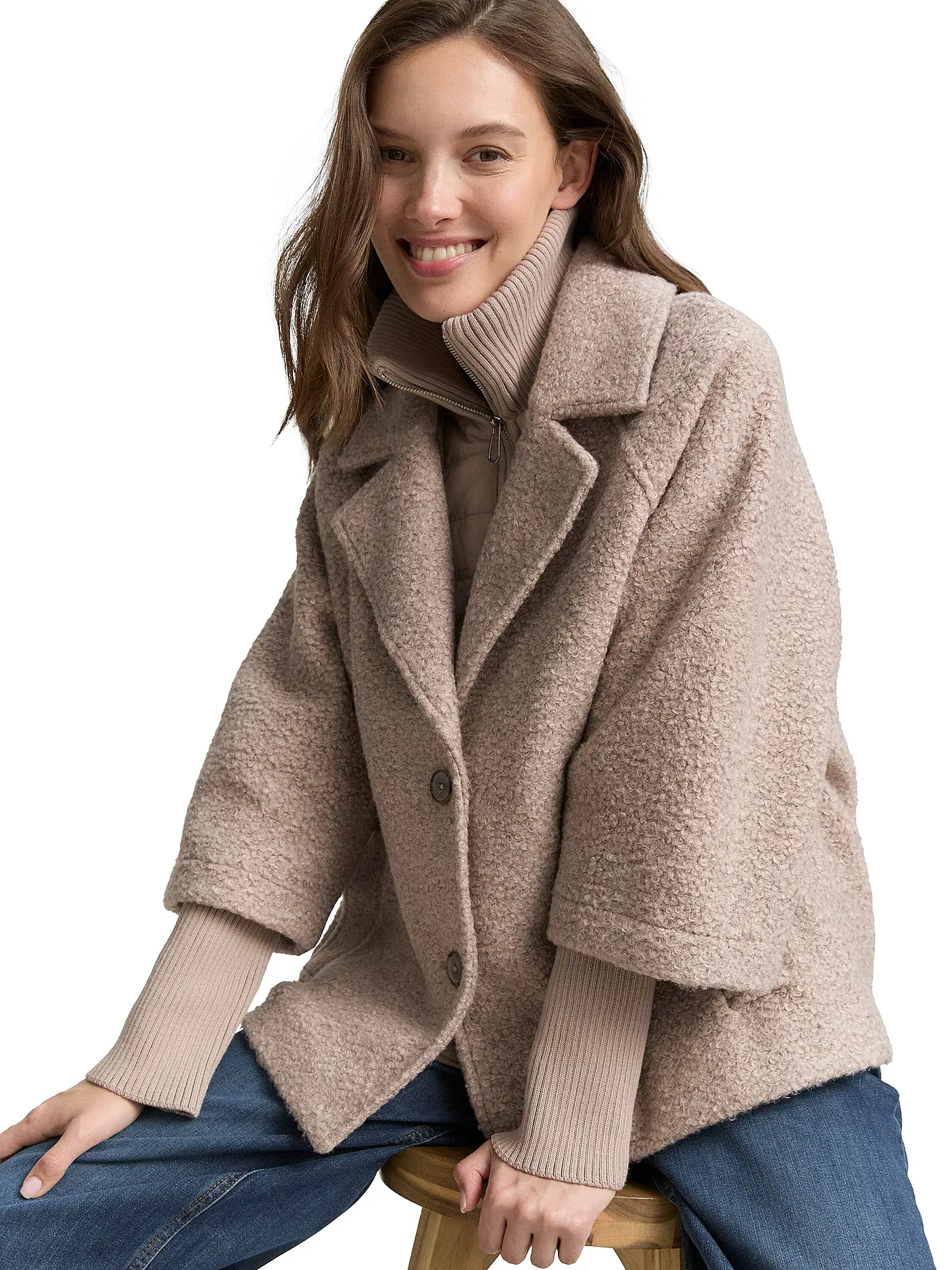 TOM TAILOR | Jacke  | beige