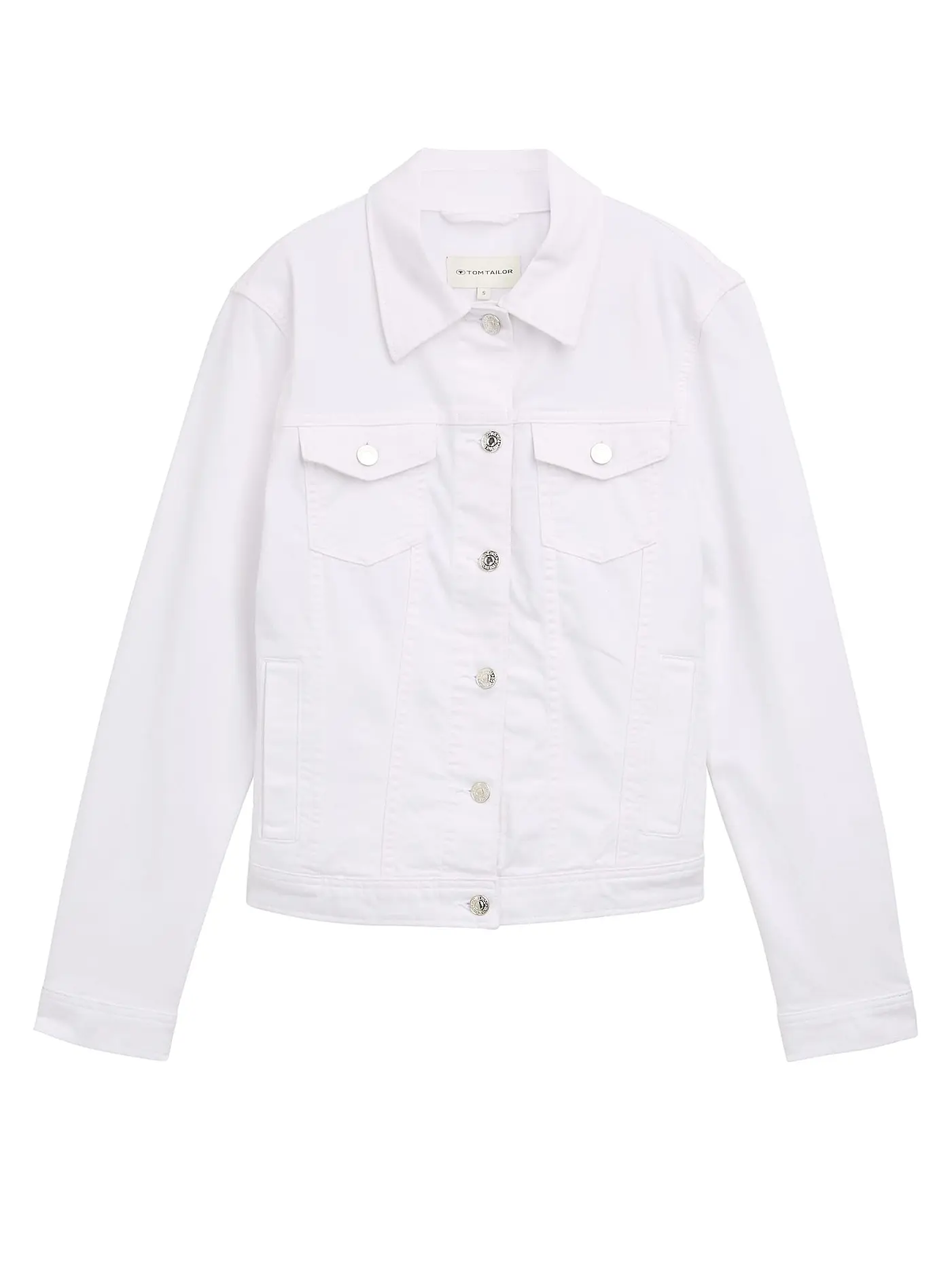 TOM TAILOR | Jeansjacke  | weiss