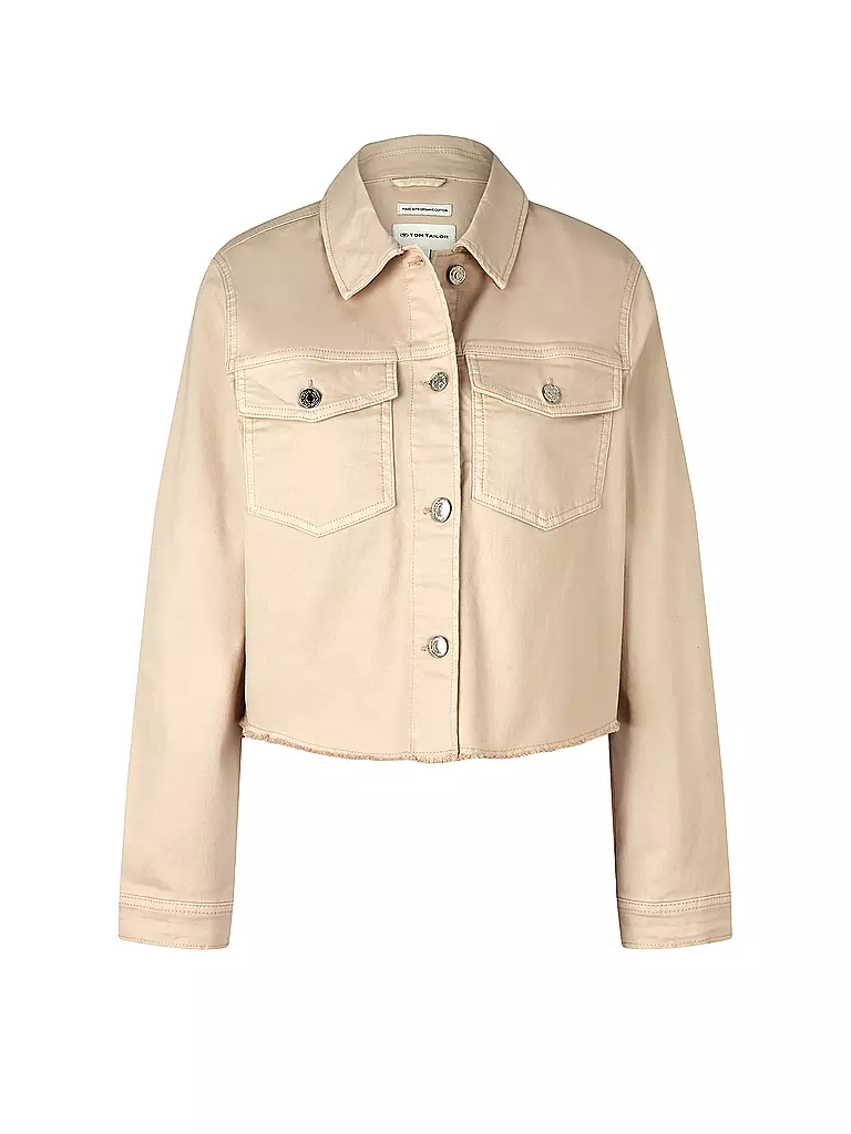 TOM TAILOR Jeansjacke beige