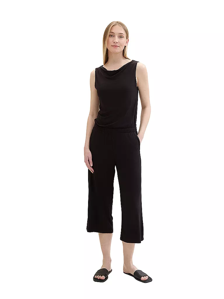 TOM TAILOR | Jumpsuit | schwarz
