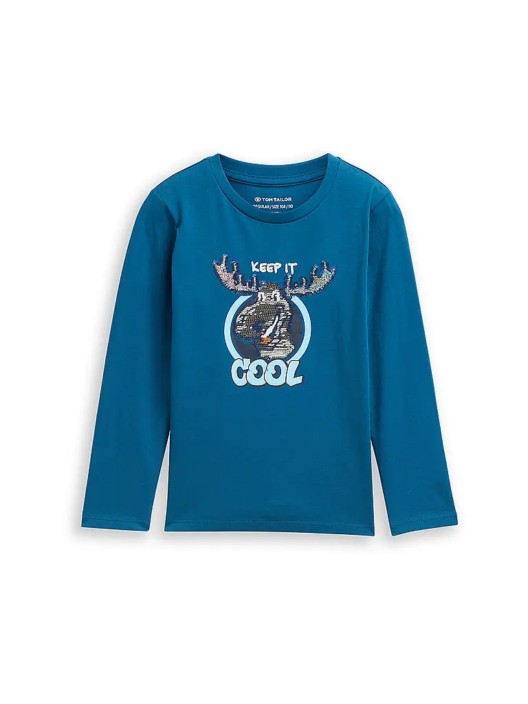 TOM TAILOR | Jungen Langarmshirt  | petrol