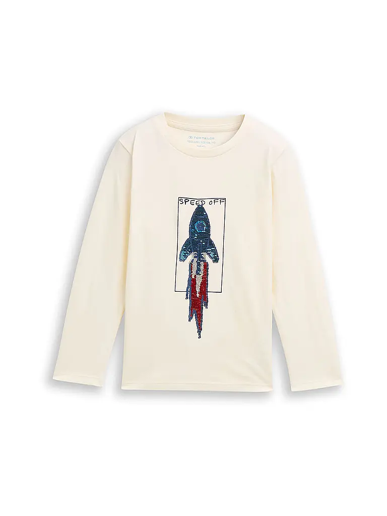 TOM TAILOR | Jungen Langarmshirt  | Weiss