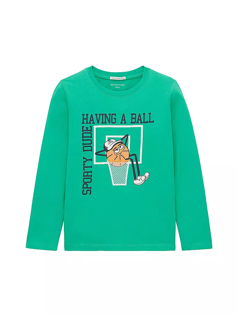 TOM TAILOR | Jungen Langarmshirt | grün