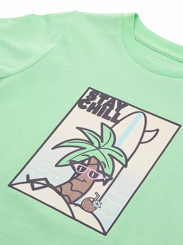 TOM TAILOR | Jungen T-Shirt  | hellgrün
