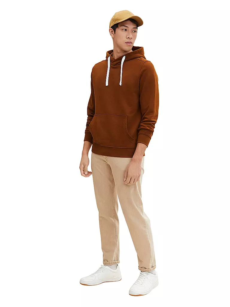 TOM TAILOR | Kapuzen Sweater - Hoodie | braun