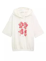 TOM TAILOR | Kapuzensweater - Hoodie  | weiss