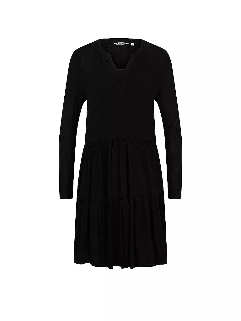 TOM TAILOR | Kleid  | schwarz