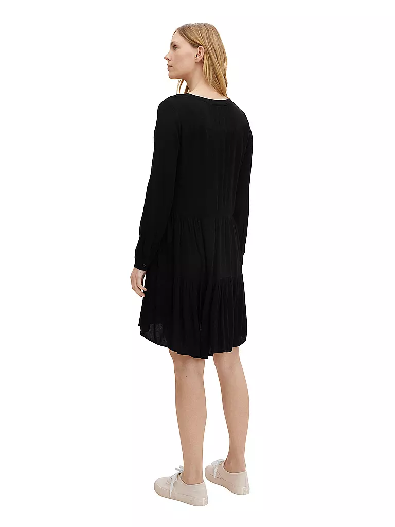 TOM TAILOR | Kleid  | schwarz
