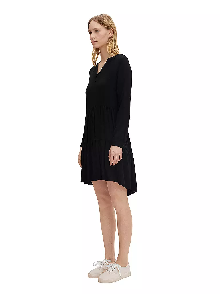TOM TAILOR | Kleid  | schwarz