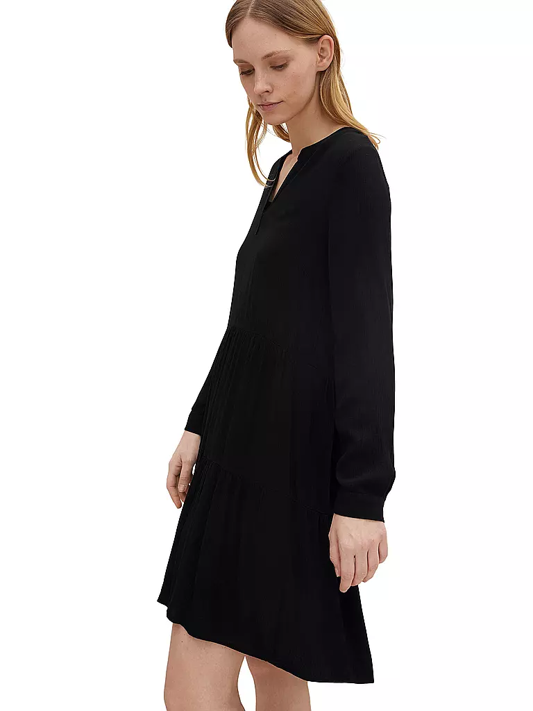 TOM TAILOR | Kleid  | schwarz