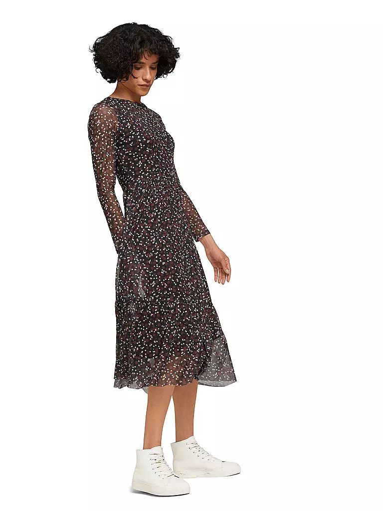 TOM TAILOR | Kleid | schwarz