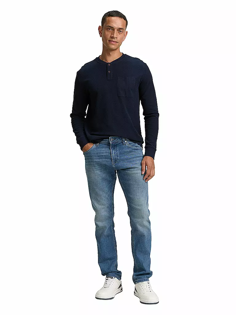 TOM TAILOR | Langarmshirt  | dunkelblau