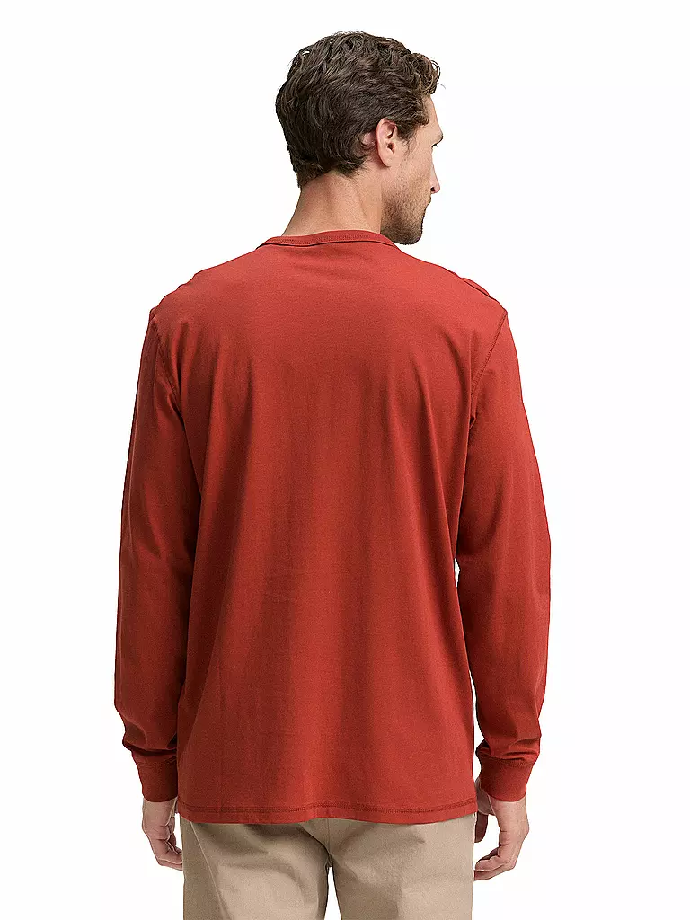 TOM TAILOR | Langarmshirt  | rot