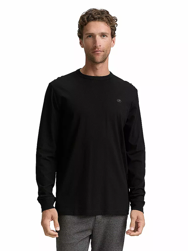 TOM TAILOR | Langarmshirt  | schwarz