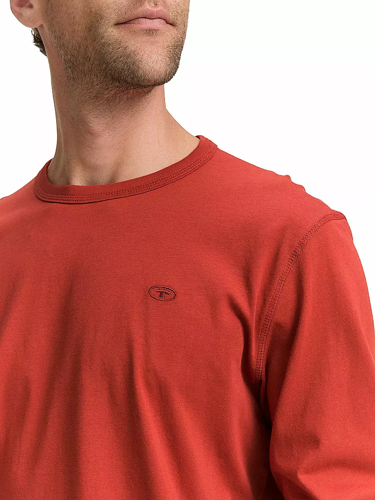 TOM TAILOR | Langarmshirt  | rot