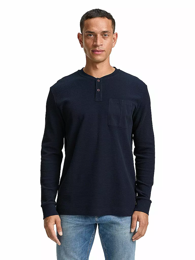 TOM TAILOR | Langarmshirt  | dunkelblau