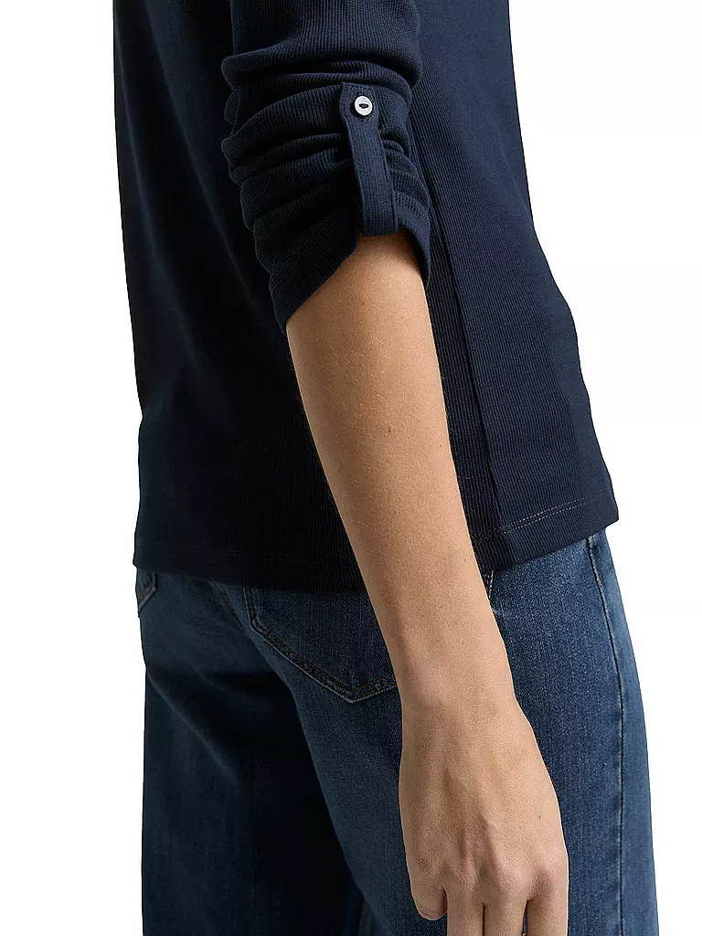 TOM TAILOR | Langarmshirt  | dunkelblau