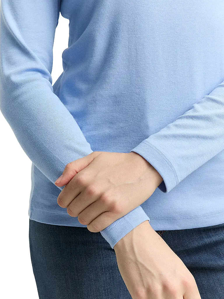 TOM TAILOR | Langarmshirt  | Hellblau