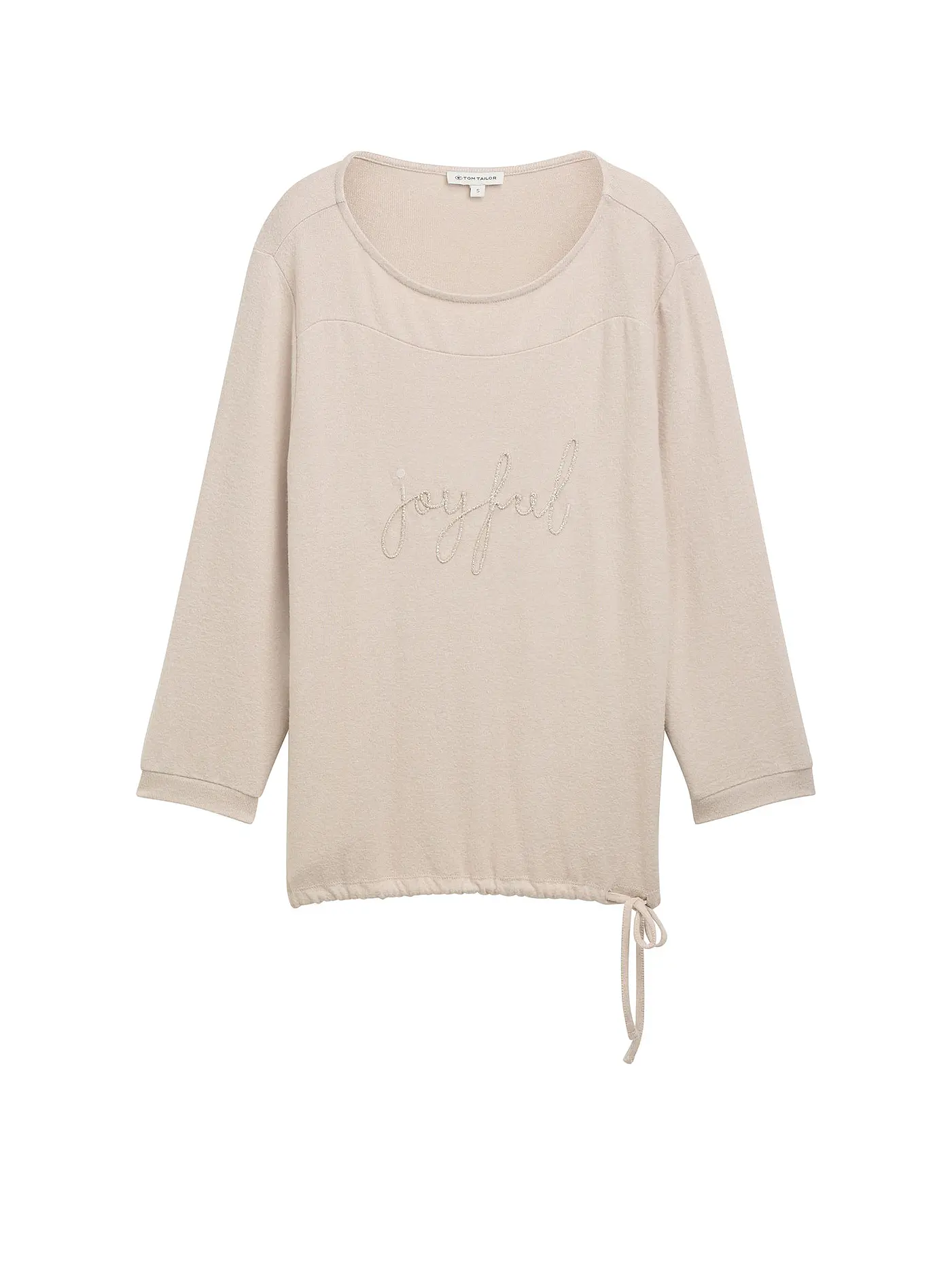 TOM TAILOR | Langarmshirt | beige