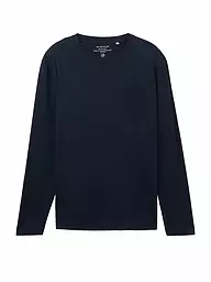 TOM TAILOR | Langarmshirt | dunkelblau
