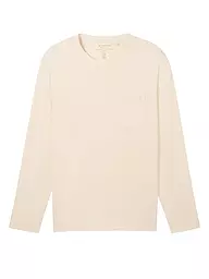 TOM TAILOR | Langarmshirt | beige
