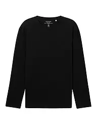 TOM TAILOR | Langarmshirt | schwarz