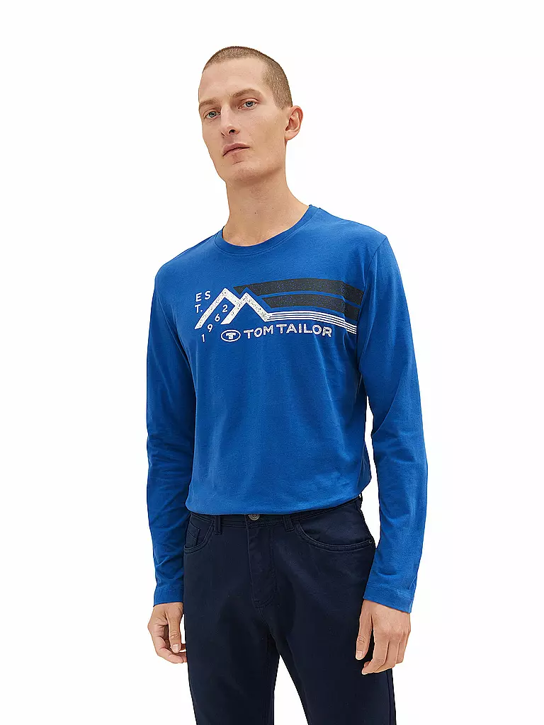 TOM TAILOR | Langarmshirt | blau