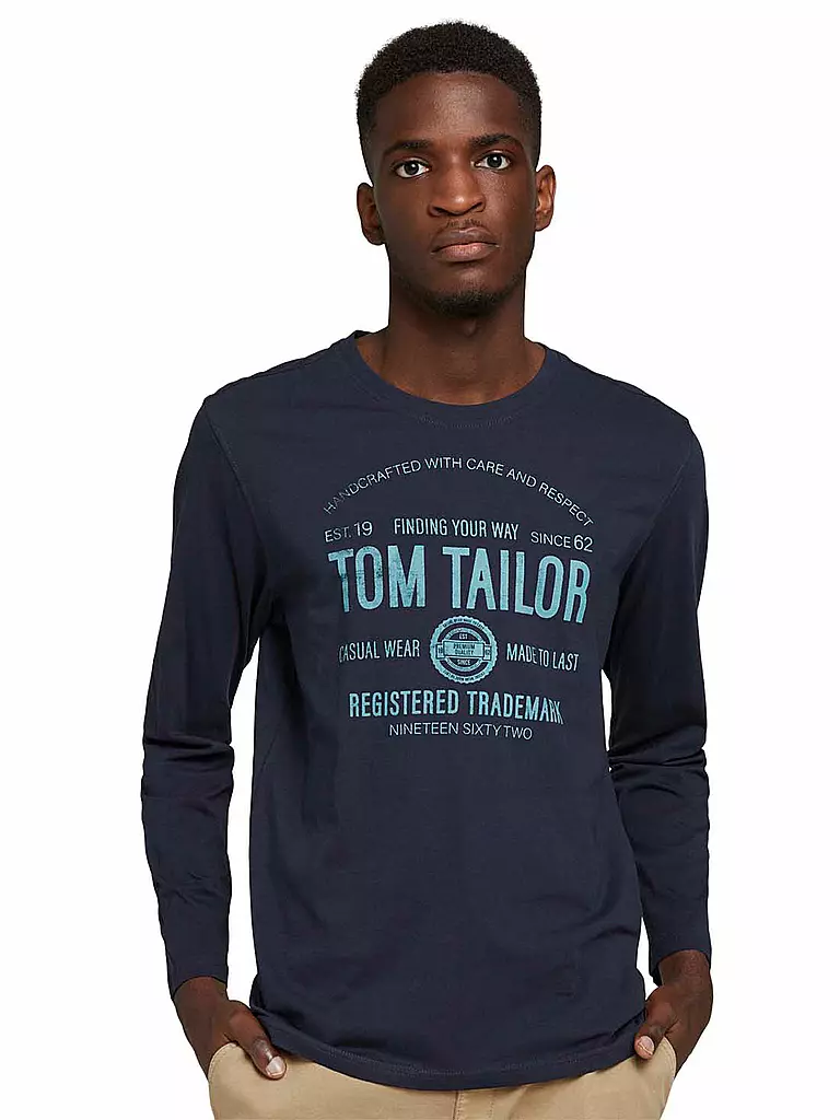 TOM TAILOR | Langarmshirt | blau