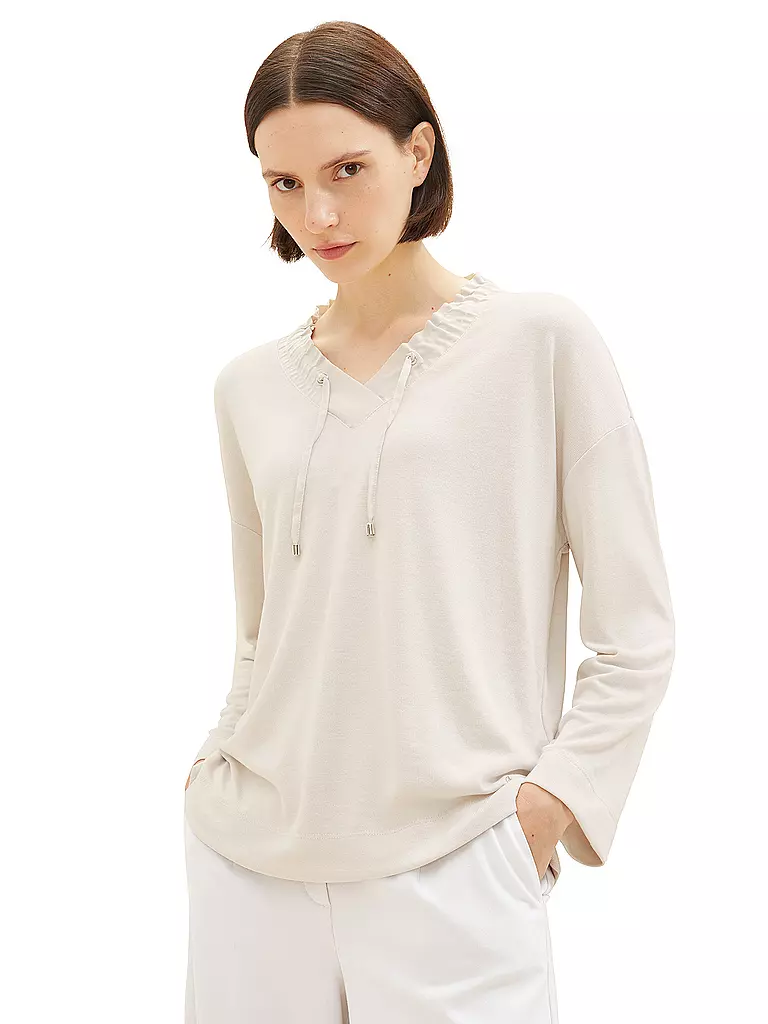 TOM TAILOR | Langarmshirt | grau