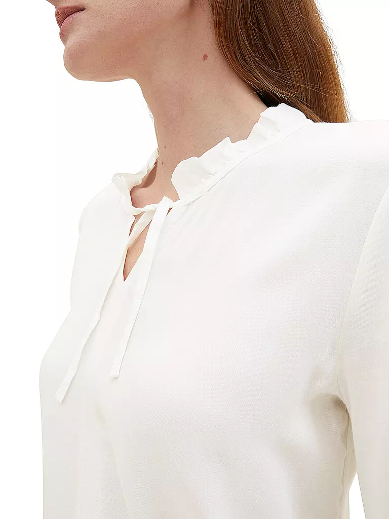 TOM TAILOR | Langarmshirt | weiss