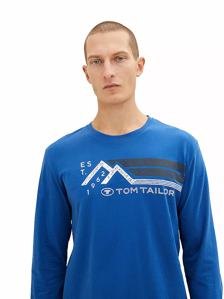 TOM TAILOR | Langarmshirt | blau