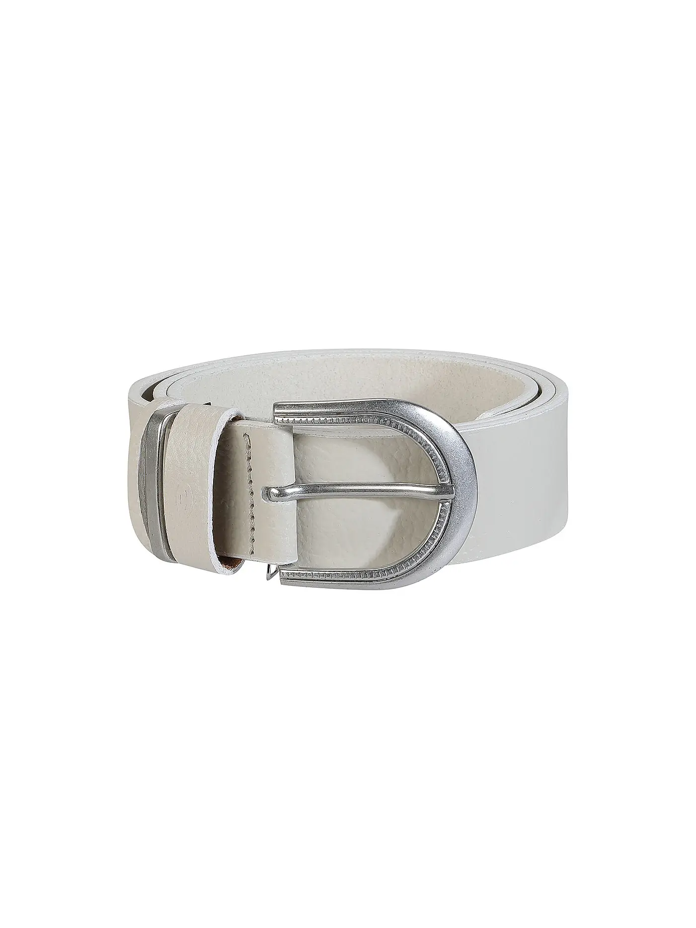 TOM TAILOR | Ledergürtel TTSANDRA | creme