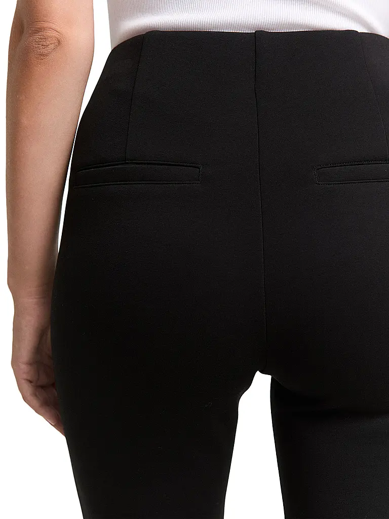 TOM TAILOR | Leggings Flared Fit | Schwarz