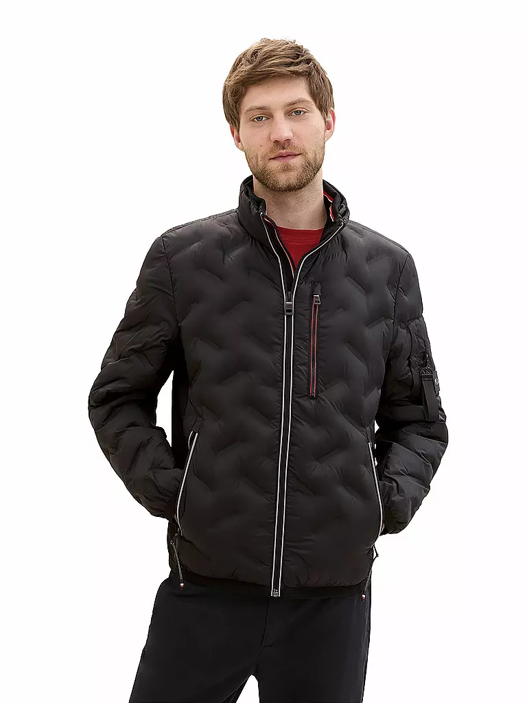 TOM TAILOR | Leichtsteppjacke | schwarz
