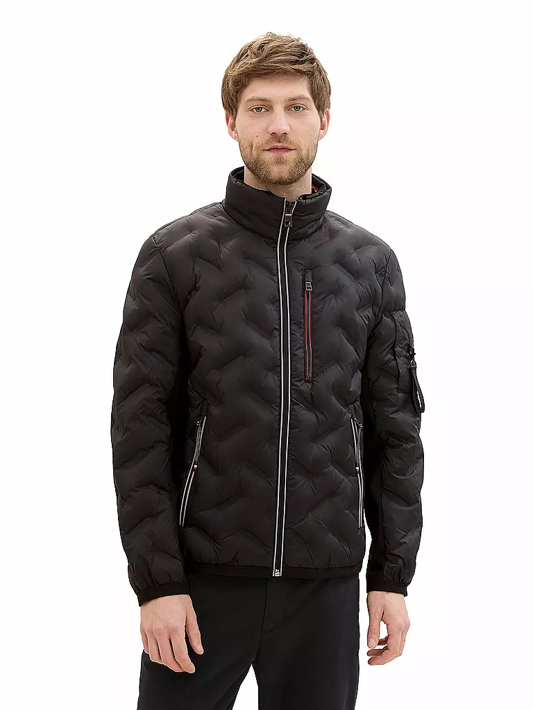 TOM TAILOR | Leichtsteppjacke | schwarz