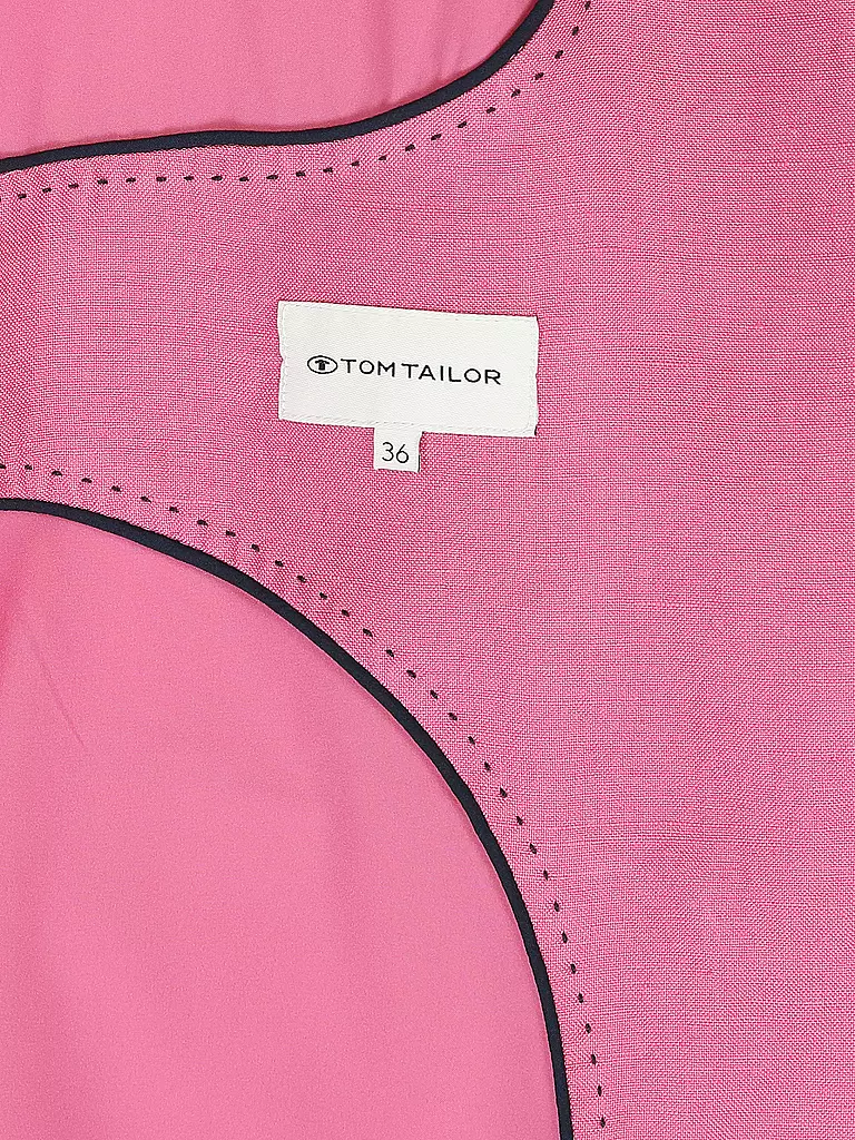 TOM TAILOR | Leinenblazer | pink
