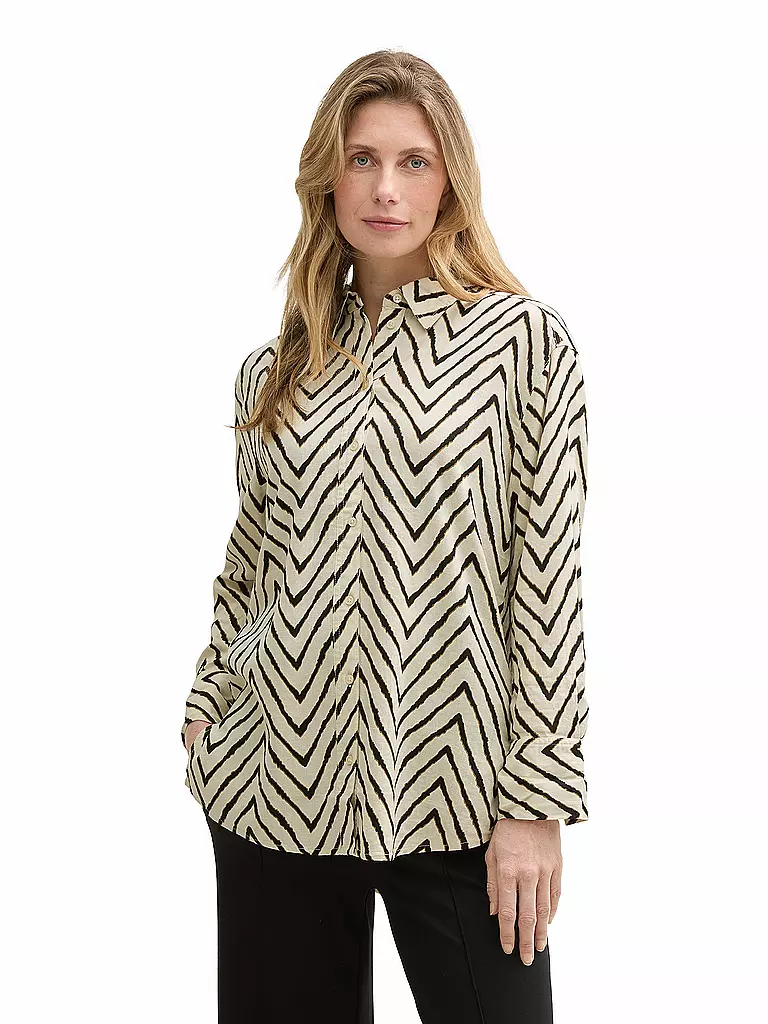 TOM TAILOR | Leinenbluse  | beige