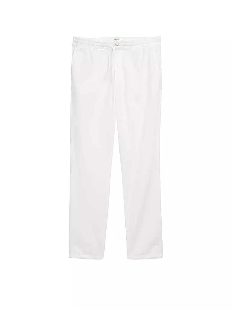 TOM TAILOR | Leinenhose | weiss
